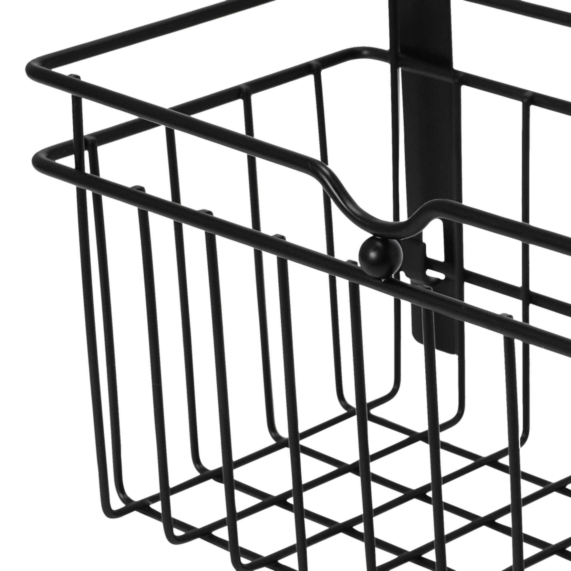 Household Essentials Over the Door Metal Basket
